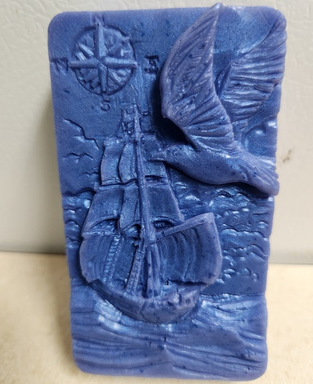 Nautical Boat and Seagull Soap