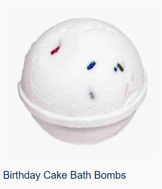 Birthday Cake Bath Bomb