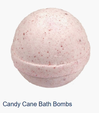 Candy Cane Bath Bomb
