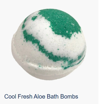 Cool Fresh Aloe Bath Bomb