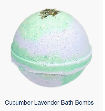 Cucumber Lavender Bath Bomb