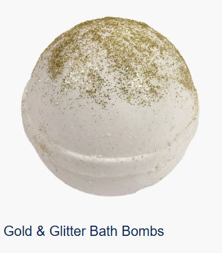 Gold & Glitter Bath Bomb