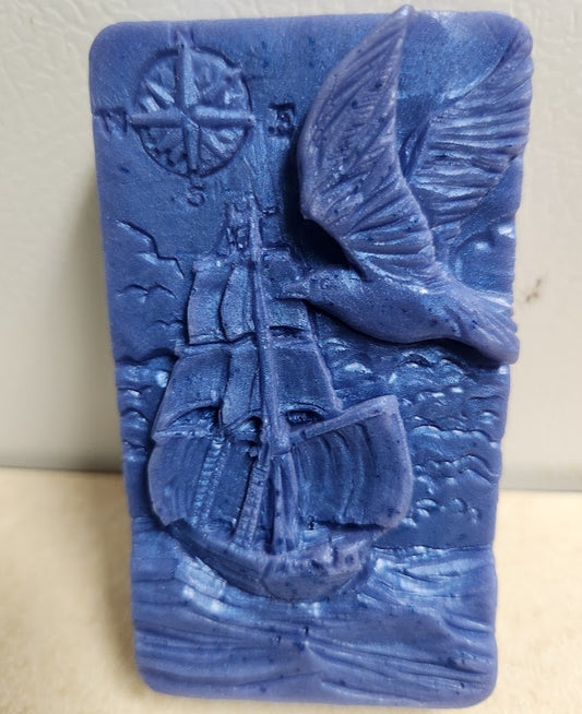 Nautical Boat and Seagull Soap