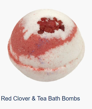 Red Glover & Tea Bath Bomb
