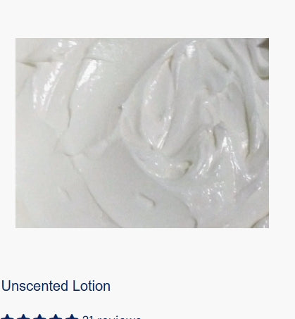 Unscented lotion